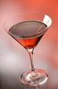 The Manhatten Cocktail Royalty Free Stock Photo