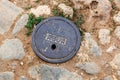 Manhole cover Royalty Free Stock Photo