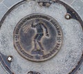 Manhole/drain cover in Koblenz, Germany