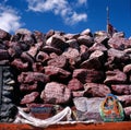 Mani heap in Tibet