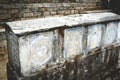 Mani Stones of Buddhism with mantra in Nepal Royalty Free Stock Photo