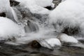 Maniava river in winter Royalty Free Stock Photo