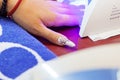 Artificial nails in the preparation Royalty Free Stock Photo