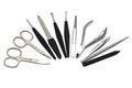 Manicure equipment isolated