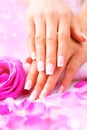 Manicure, Hands spa Royalty Free Stock Photo