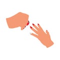 Manicure Icon Royalty Free Stock Photo