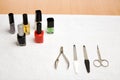 Manicure instruments Royalty Free Stock Photo