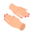 Manicure Isometric Icon