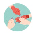 Manicure Isometric Icon