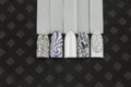 Manicure templates on black 8 Royalty Free Stock Photo
