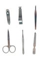 Manicure tool set Royalty Free Stock Photo