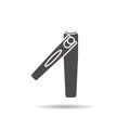 Manicure tweezers icon