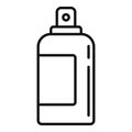 Manicurist polish spray icon, outline style