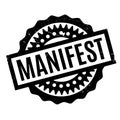 Manifest rubber stamp