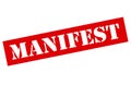 Manifest Royalty Free Stock Photo