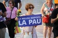 Manifestation against terrorism in Barcelona