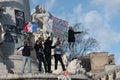 Manifestation against terrorism in Paris.