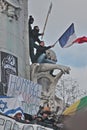 Manifestation against terrorism in Paris.