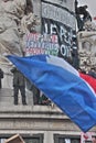 Manifestation against terrorism in Paris.