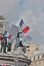 Manifestation against terrorism in Paris.