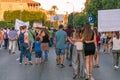 Manifestation in Murcia by the weather, September 27, 2019