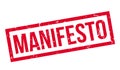Manifesto rubber stamp Royalty Free Stock Photo