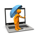 Manikin Laptop Umbrella