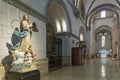 Manila cathedral interior and statue in philippines