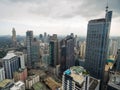 Manila Cityscape, Philippines. Makati City Skyscraper in background