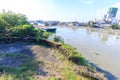 Manila pasig river view from Fort Santiago view deck, Intramuros, Manila, Philippines