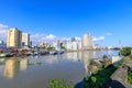 Manila pasig river view from Fort Santiago view deck, Intramuros, Manila, Philippines