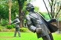 The martydom of Jose Rizal in Manila, Philippines