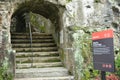 Baluarte De San Diego entrance stairs at Intramuros walled city in Manila, Philippines