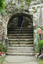 Baluarte De San Diego entrance stairs at Intramuros walled city in Manila, Philippines