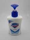 Safeguard pure white antibacterial handwash bottle in Manila, Philippines Royalty Free Stock Photo