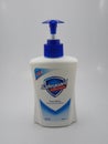 Safeguard pure white antibacterial handwash bottle in Manila, Philippines Royalty Free Stock Photo