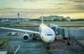 Aircarfts at NAIA Airport in Manila, Philippines Royalty Free Stock Photo