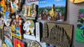 Various refrigerator magnets from different places around Southeast asia. Souvenir novelty