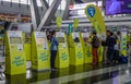 Interior of Manila Airport in Philippines Royalty Free Stock Photo