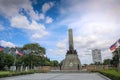 Monument in memory of Jose RizalNational hero at Rizal park in Royalty Free Stock Photo