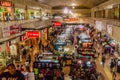 MANILA, PHILIPPINES - JANUARY 28, 2018: Interior of Robinsons Place mall in Ermita district in Manila, Philippin