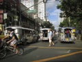 Traditional jeepneys in Manila Philippines