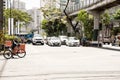 Colorful street views in Pasig, Manila.