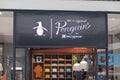 Manila, Philippines, 22 March 2018: Penguin brand name on storefront in SM Mall of Asia shopping mall.
