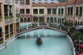 View of Venice Grand Canal Mall in Manila, Philippines Royalty Free Stock Photo