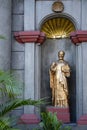 Statue inside the Binondo Church in Manila