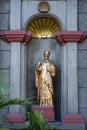 Statue inside the Binondo Church in Manila