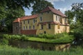 The historic Manningaburg in Pewsum near Greetsiel, East Frisia, Germany Royalty Free Stock Photo