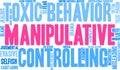 Manipulative Word Cloud Royalty Free Stock Photo