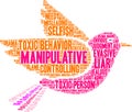 Manipulative Word Cloud Royalty Free Stock Photo